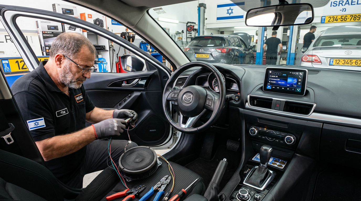התקנת מערכות שמע לרכב: המדריך השלם לשדרוג חוויה